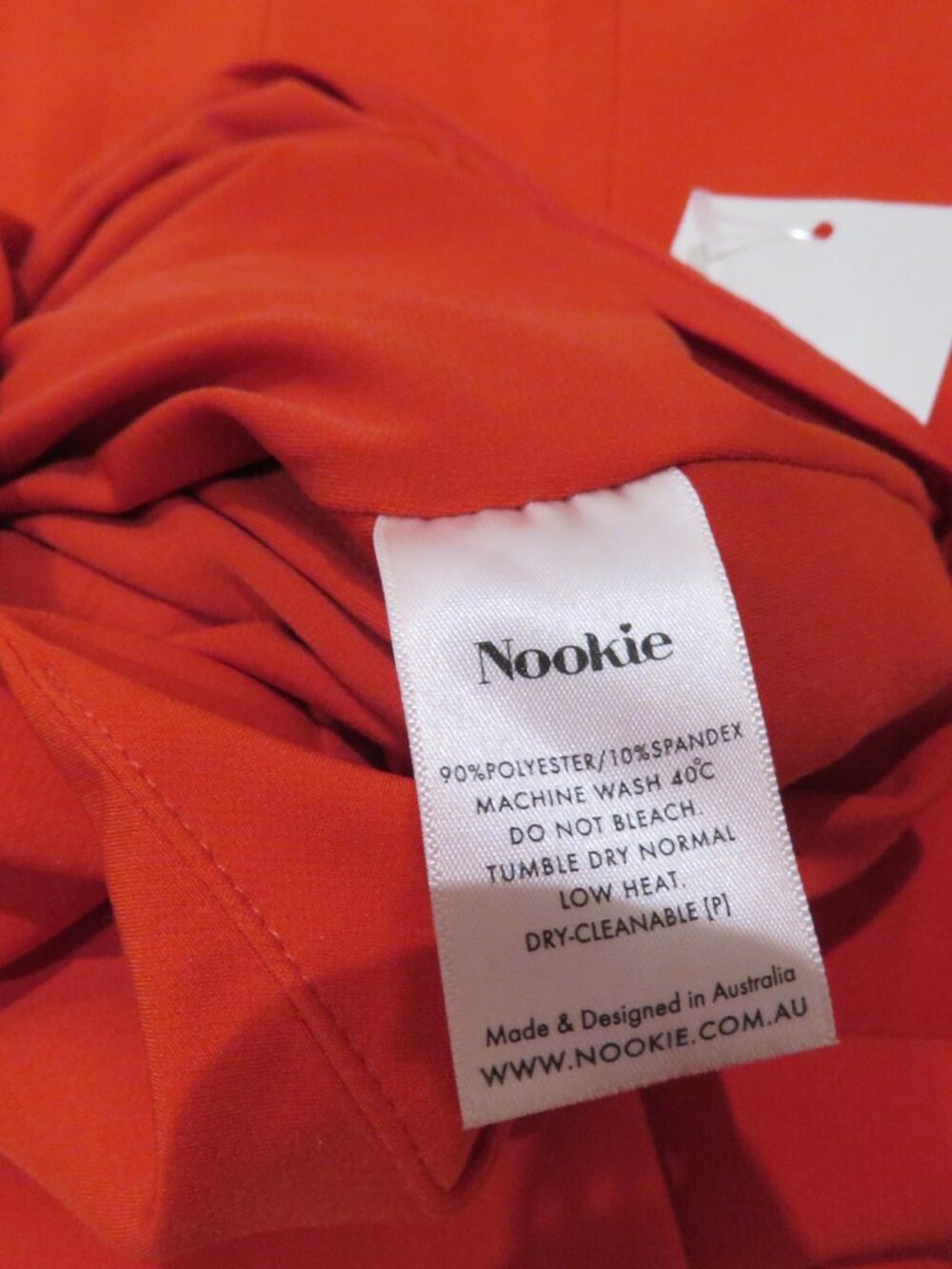 NOOKIE REVOLVE Allure Midi Dress in Cherry Red XS Bodycon Cocktail Sexy Party - Picture 13 of 13